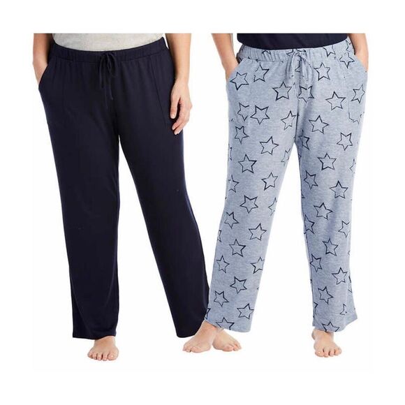 LUCKY BRAND 2-Pack Pajama Pants Women's Size Small Lounge Drawstring Pockets NWT - Picture 4 of 8